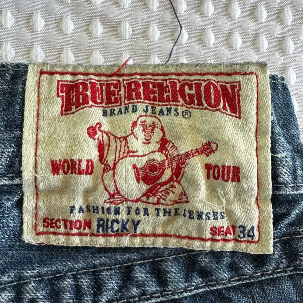 True Religion Ricky Section Men's Denim Jeans Blue Size 30